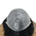 thumbnail image 5 of LYRICALHAIR Ultra Thin Skin Toupee for Men Human Hair Replacement System All V-Looped PU Hairpiece Natural Hairline Black Brown Blonde Gray Hair Wigs Male Hair Prosthesis, 5 of 6
