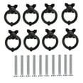 thumbnail image 5 of WEAVILUX 10Pcs Black Zinc Alloy Cabinet Pull Bars Durable Furniture Handles for Home, 5 of 7