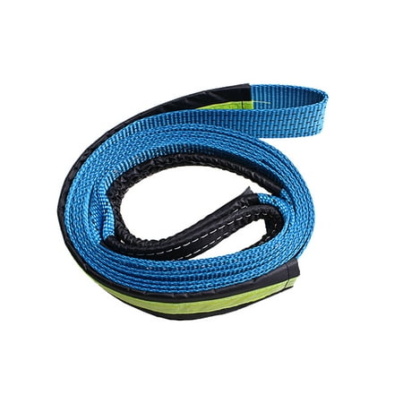 5cm*3.0m 2’’x10’ 17637lbs Synthetic Winch Rope Cable with U-shaped (Best Fairlead For Synthetic Rope)