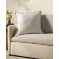 thumbnail image 2 of Chris Loves Julia x Loloi Morris White 22'' x 22'' Decorative Pillow, 2 of 4