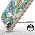 thumbnail image 3 of MOSNOVO Tropical iPhone Xs MAX Case, Tropical Palm Tree Leaves Pattern Printed Clear Design Transparent Back, 3 of 5