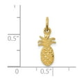 thumbnail image 4 of 14k Yellow Gold Polished Pineapple Charm 19x7mm Wide Pendant Necklace for Women - .8 Grams, 4 of 4