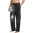 thumbnail image 6 of Pofeuu Mystical Masked Figure Monochrome Print Men's Pajama Pants, Soft Lounge Pajama Pants with big pockets for Men Plaid Pj Bottoms-Medium, 6 of 6