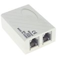thumbnail image 1 of 1 to 2 RJ11 6P2C Female Socket Phone Modem ADSL Splitter Filter, 1 of 1