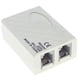 thumbnail image 1 of 1 to 2 RJ11 6P2C Female Socket Phone Modem ADSL Splitter Filter, 1 of 1