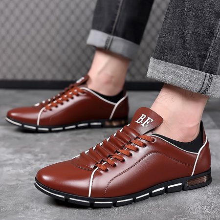 

Men‘s Dress Shoes Casual Lightweight Non-slip Flat Shoes New Year Gift
