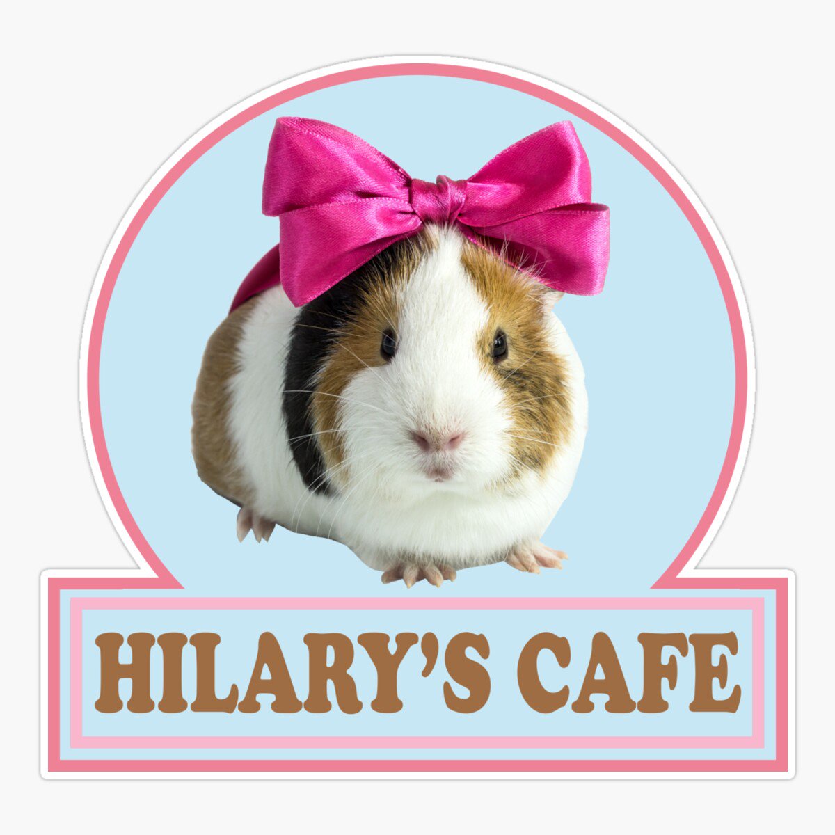 Chatty Cafe Conversation Inspired Sticker