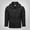 Black, variant on Mens Comfortable Trend Casual Solid Hooded Jacket Pocket Hardshell Jacket