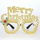 thumbnail image 2 of Festival Party Dress Up Sparkling Santa Claus Eyeframe Christmas Photo Accessories, Santa Claus Eyeframe, Christmas Party Decor, Festive Holiday Photo Prop, Glittery Frame, Foldable Design,, 2 of 8