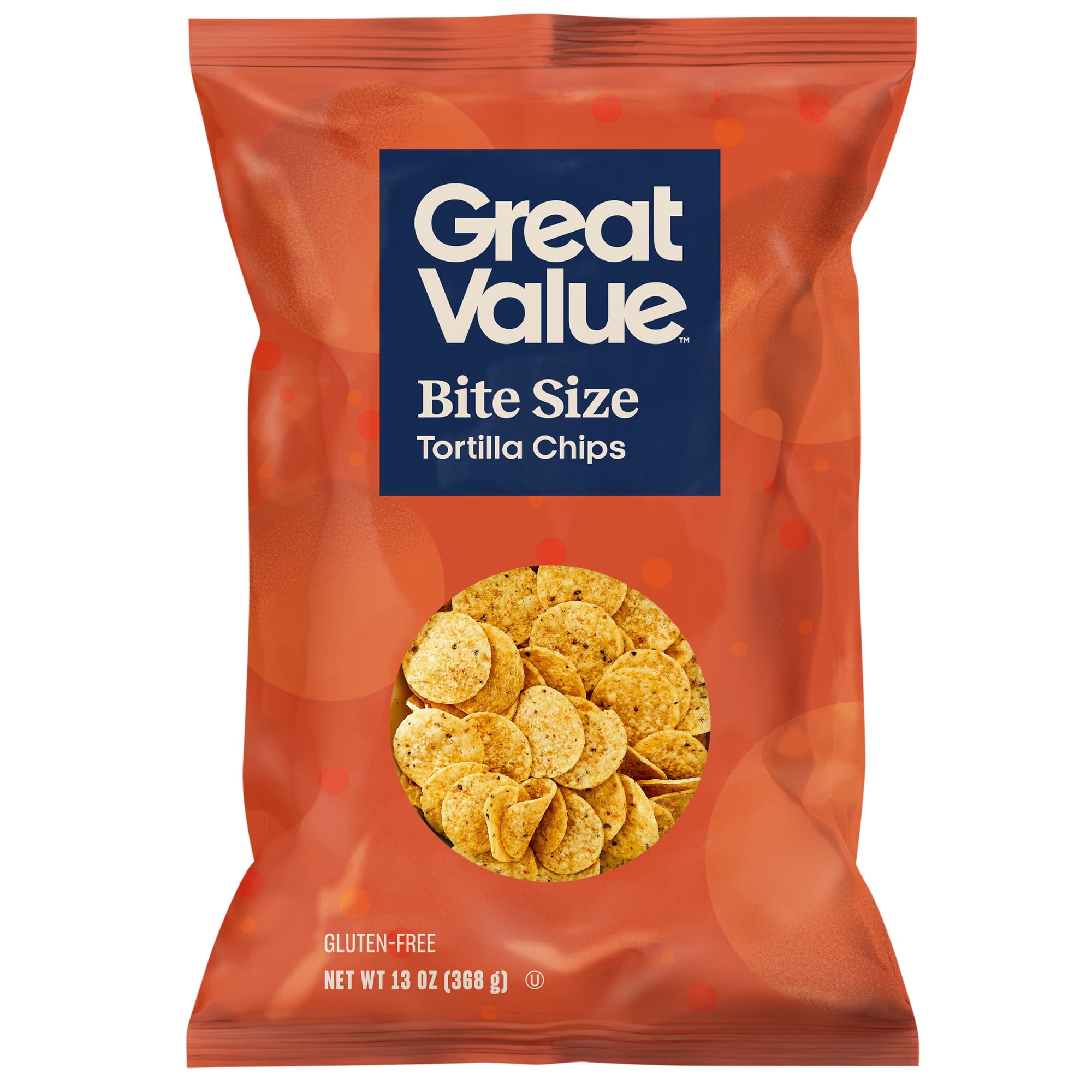 Great Value Bite Size Tortilla Chips, 13 oz
