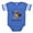 Royal Blue, variant on CafePress - FIN Goldenretriever Lover - Cute Infant Baby Football Bodysuit