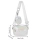 thumbnail image 5 of Bolsos cruzados para mujer Bolsos de moda para mujer Bolso cuadrado pequeño informal (Blanco) Sywqhk Para Estrenar, 5 of 8