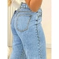 thumbnail image 2 of Plus Size Women Jeans  High Waisted Long Denim Pants Sexy Stretch Y2K Vintage Street Style Regular Size, 2 of 6