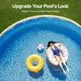 thumbnail image 3 of KFFKFF 21-ft Circular Above Ground Pool Liner, Overlapping Pool Liners, Standard Thickness Vinyl, 48-to-54inch Wall Elevation, Crafted for Steel Walled Above-Ground Swimming Pools, 3 of 9