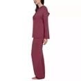 thumbnail image 2 of Max & Mia Women's 2-Piece Signature Hoodie Lounge Pajama Set (X-Large, Rosewood), 2 of 3