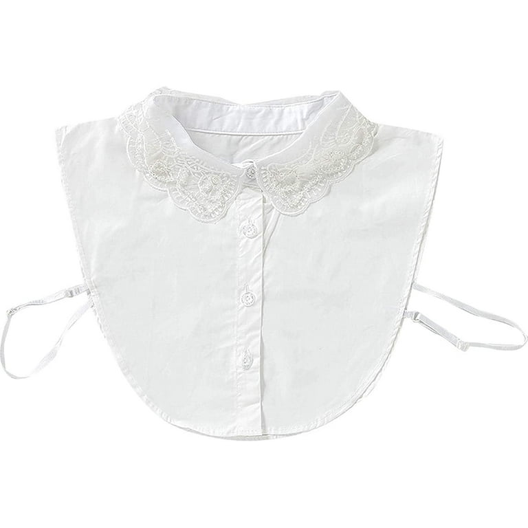 Ladies Fashion Lace Fake Collar, Detachable Stand-up Collar, Shirt Collar  on The Upper Body, Fake Collar for Women's Half-top, Clothing Accessories 