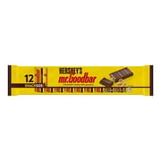 Hershey's Mr. Goodbar Chocolate with Peanuts Snack Size Candy, Bars 0.45 oz, 12 Count