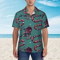 thumbnail image 4 of Haiem Snake And Rose Printed Hawaiian Shirt for Men - Men’s Casual Beach Summer Shirts - Stretch Fabric with Modern Fit-XX-Large, 4 of 9