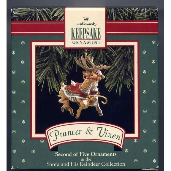 Hallmark Prancer & Vixen Keepsake Ornament 2nd of 5