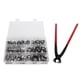 thumbnail image 4 of Abrazaderas De Manguera De Acero Inoxidable 304 De 130 Piezas Kit Surtido De Abrazaderas De Manguera De 6 A 21 Mm para Bebidas, Automóviles, Barcos, Motocicletas Y Aplicaciones Industriales, 4 of 14