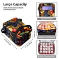 thumbnail image 3 of Thanksgiving Double Layered Insulated Lunch Bag with Two Compartments | Large Capacity Refridgerated Lunch Bags for Hand Carry - 7.1x11.4x16.1 inches, 3 of 6