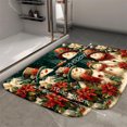 thumbnail image 2 of 1pc Snowman Family Absorbent Non-Slip Bathroom Thickened Flannel Rug Decor,Soft,Quick Drying,Suitable For Indoor/outdoor Use,Bathrooms,Bedrooms,Kitchens,Terrace,Laundry Rooms,16"x24", 2 of 9