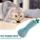 thumbnail image 1 of Juguete De Menta De Gato De Peluche Juguete de hierba gatera con forma de vegetal para pulgar con garras interactivas de menta para gatos (lufa) Wdftyju Libre de BPA, 1 of 3