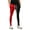 Red/White/Black, variant on Ma Croix Men's Hip Hop Three-Tone Stretch Skinny Track Pants