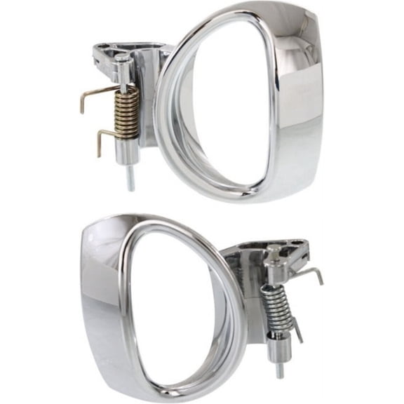 Door Handle Chrome Inside Interior Front or Rear Left Right Pair Set For HHR