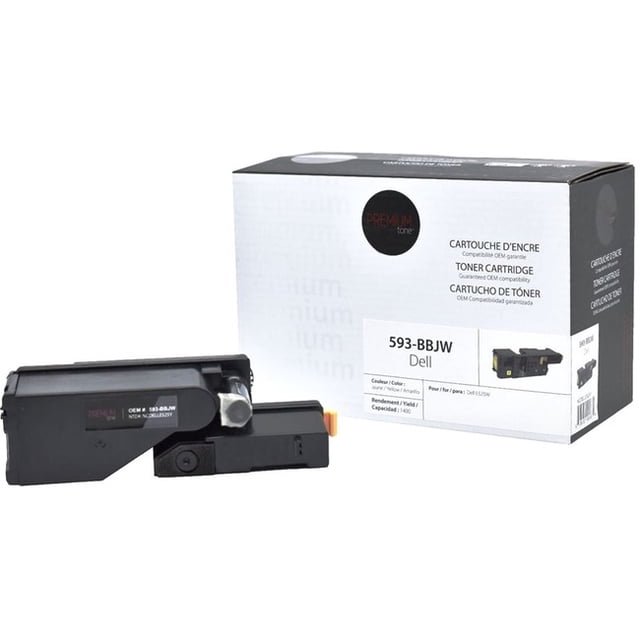 Cartouche de Toner Premium - Alternative pour Dell 593-BBJW - Jaune