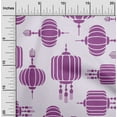 thumbnail image 2 of oneOone Rayon Purple Fabric Asian Japanese Floral Lamp Fabric For Sewing Printed Craft Fabric By The Yard 56 Inch Wide, 2 of 4