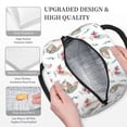 thumbnail image 3 of Salouo Funny Chicken for Insulated Lunch Bag for Women/Men - Leakproof Cooler Tote Bag Organizer - Reusable Lunch Box for Office Picnic Hiking Beach-One Size, 3 of 6