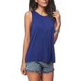 thumbnail image 1 of Camisetas sin mangas casuales con cierre trasero plisado sin mangas de verano para mujer MFZFUKR CJWUS-4893, 1 of 3