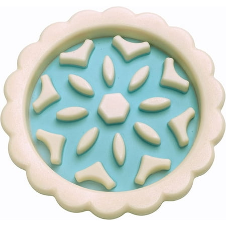 UPC: 0842229128963 | furhaven Slow Feeder Fillable Dog Toys Washable – Multiple Style Varieties One Size Paws n Play Pie – White/Blue