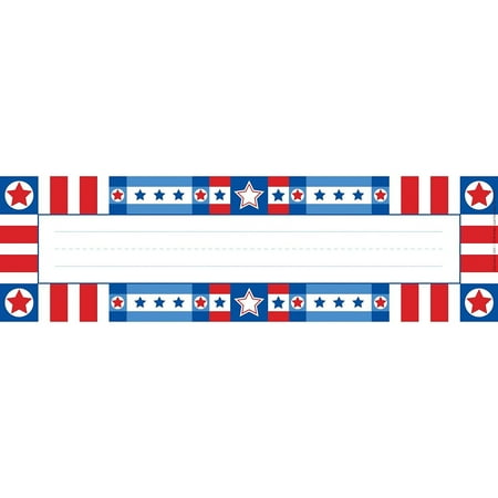 UPC: 0612086014118 | Barker Creek Americana Desk Tag 12  L x 3 1/2  W 36/Pack LL1411