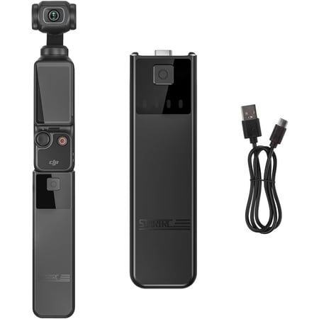 GAEKOL Pocket 3 Battery Handle for DJI Osmo Pocket 3, 4000 mAh Battery 22.5W Fast Charging, 1/4" Thread, 67% Longer Operating Time, 2 Extra Charges