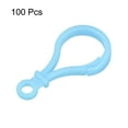 thumbnail image 3 of Plastic Lobster Clasps, Claw Snap Clip Hooks for Keychains DIY Light Blue,100Pack, 3 of 7