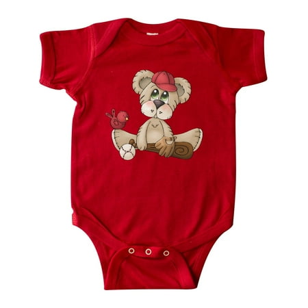 

Inktastic Baseball Teddy Bear Gift Baby Boy Bodysuit