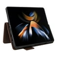 thumbnail image 6 of for Samsung Galaxy Z Fold 6 Case, Classic Design PU Leather Wallet Magnetic Closure Flip Case with Kickstand Card Holder Slot Shockproof Protective Cover for Samsung Galaxy Z Fold 6 5G - Brown, 6 of 9