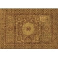 thumbnail image 1 of Ahgly Company Indoor Rectangle Abstract Brown Modern Area Rugs, 5' x 8', 1 of 4