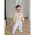 thumbnail image 5 of BemeyourBBs Baby Boy Golf Outfits Long Sleeve Golf Print Sweatshirt + Pants, 5 of 9