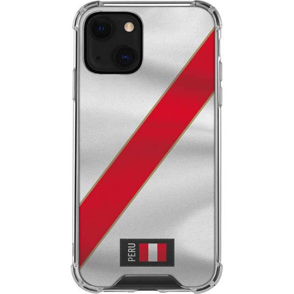 Skinit Countries of the World Peru Soccer Flag iPhone 13 Mini Clear Case