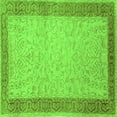 thumbnail image 1 of Ahgly Company Indoor Square Persian Green Traditional Area Rugs, 4' Square, 1 of 1