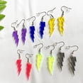 thumbnail image 4 of Lightning earrings, fashion exaggerated long earrings, 4 of 5