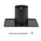 thumbnail image 4 of Adaptador de canaleta de repuesto para cadena de lluvia, accesorio decorativo negro, soporte de hierro resistente para instalación de cadena de lluvia, 4 of 8