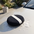 thumbnail image 3 of Round Microfiber Car Polishing Waxing Sponge Pad with Elastic Hand Strap for Auto Cleaning Detailing Applicator, 3 of 6