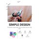 thumbnail image 4 of 12pcs peluquería tijera tijera de silicona anillo de dedo mascota tijera coloreado anillo dedo, 4 of 4
