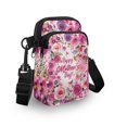 thumbnail image 3 of HELLHERO Crossbody Sling Bags Butterfly and Floral Pattern Lightweight Shoulder Bags for Adults, 3 of 7