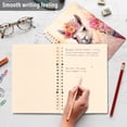 thumbnail image 5 of Alpacas Flowers Ring Binder Notebook Journey Note Diary College Ruled Spiral Notebook Study Loose Leaf Paper A5 60 Pages, 5 of 8