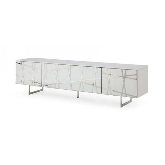 Modrest Kilson - Modern White TV Stand